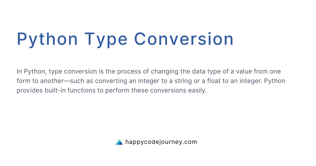 Python Type Conversion – Convert Data Types with Examples