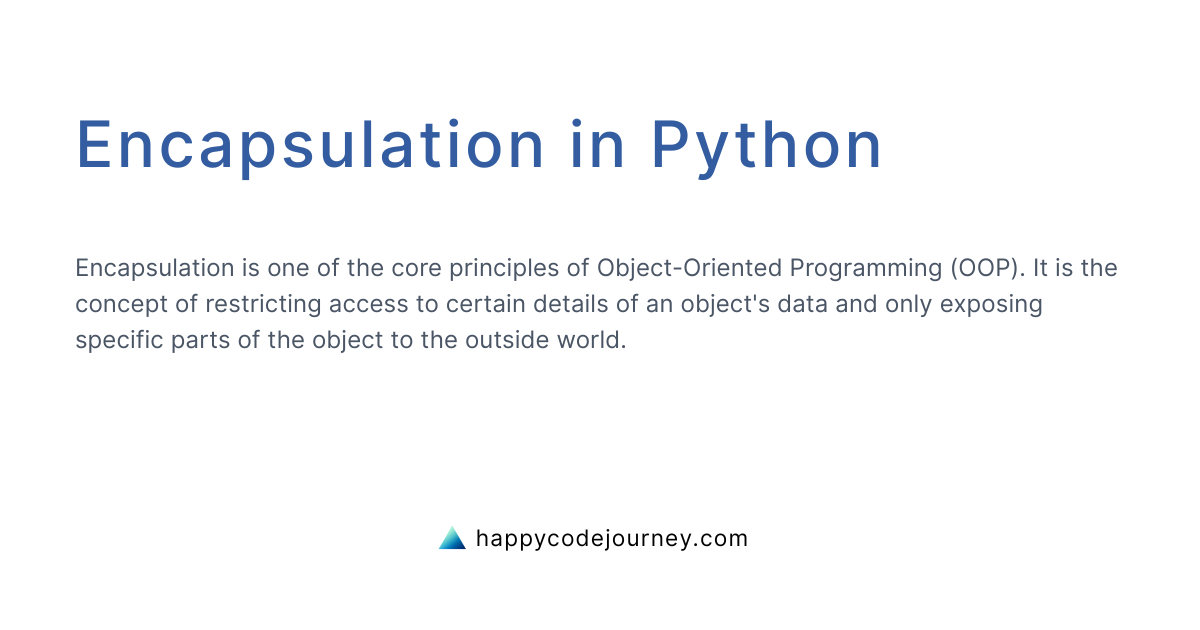 Encapsulation in Python – OOP Concepts Explained with Examples